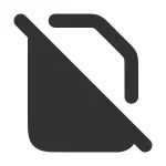 Document Off SVG Icon